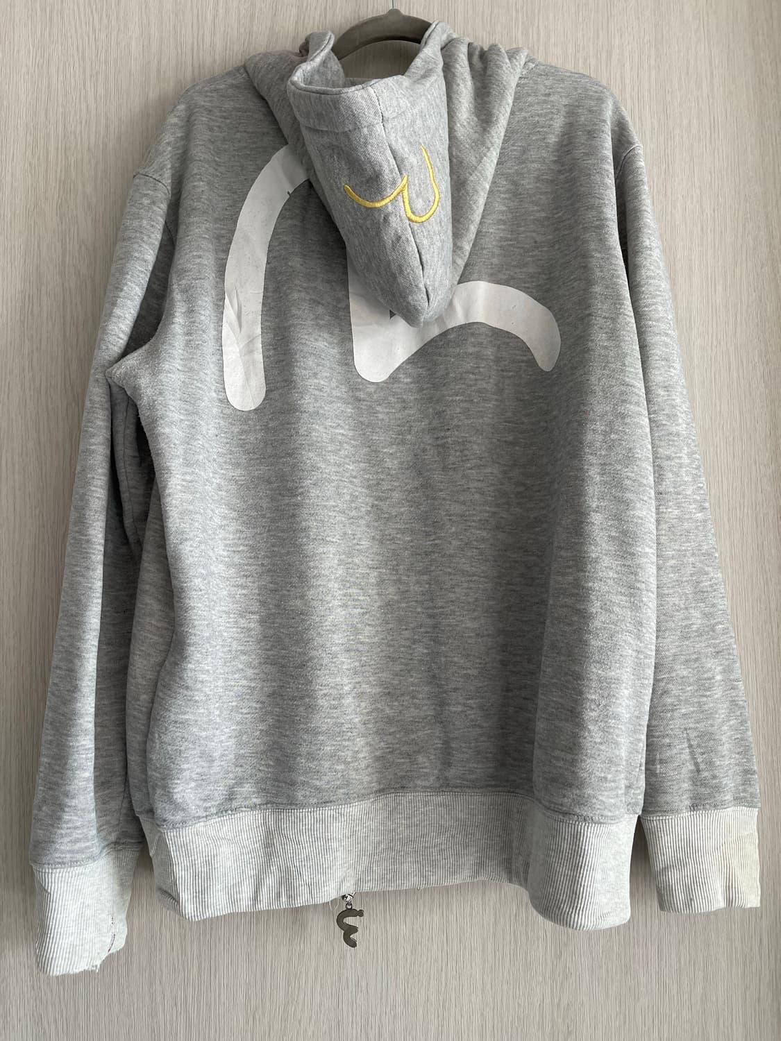 빈티지 에비수 회색 후드집업  상품이미지3