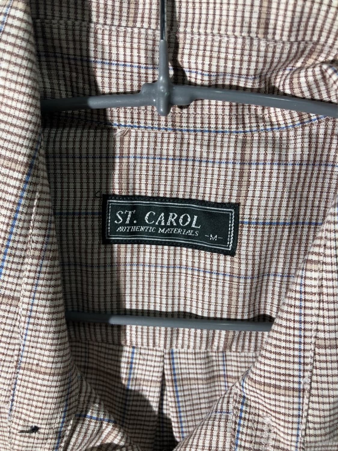 st. carol 체크 반팔 셔츠 상품이미지3