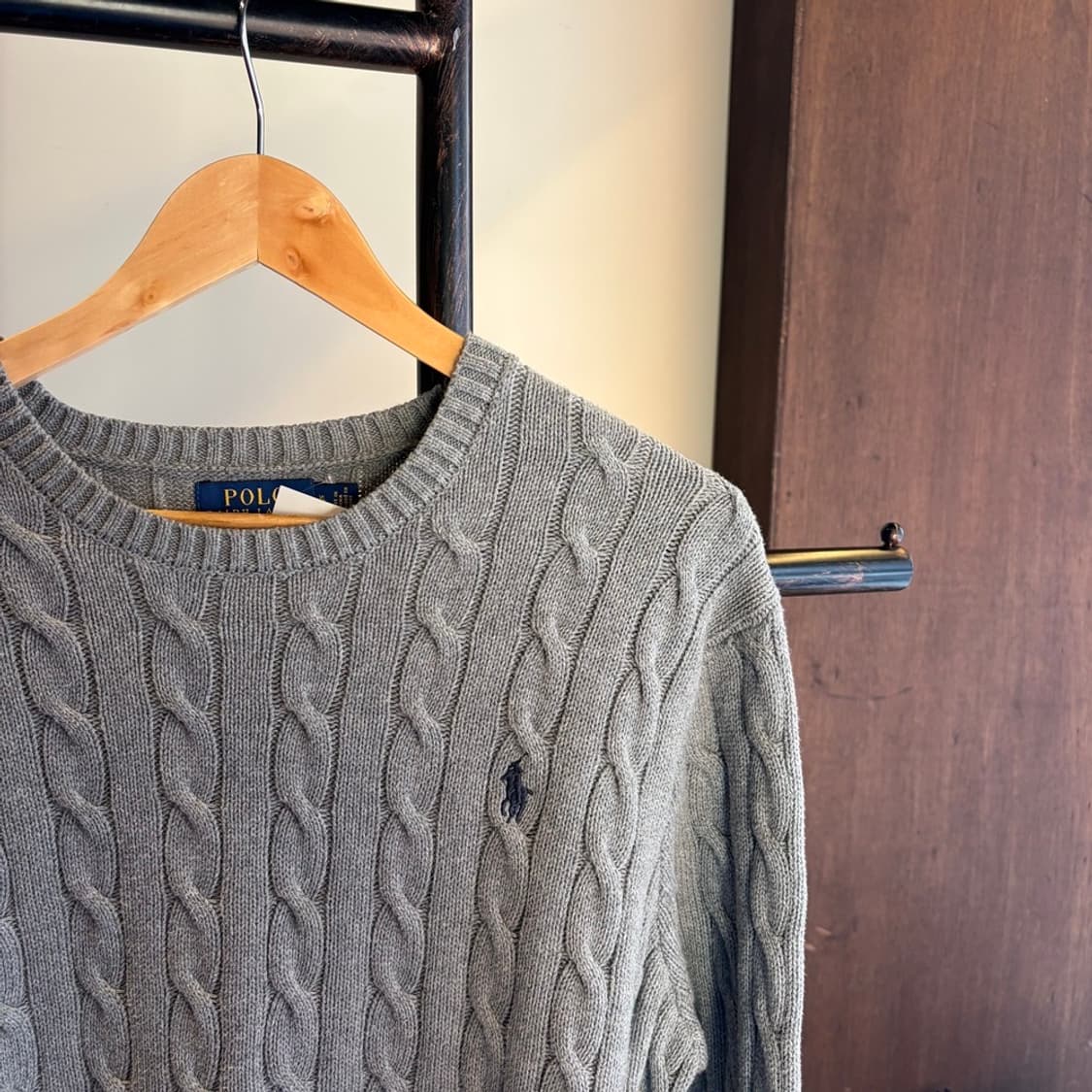 15585 - 폴로 랄프로렌 그레이 케이블 니트 상품이미지3