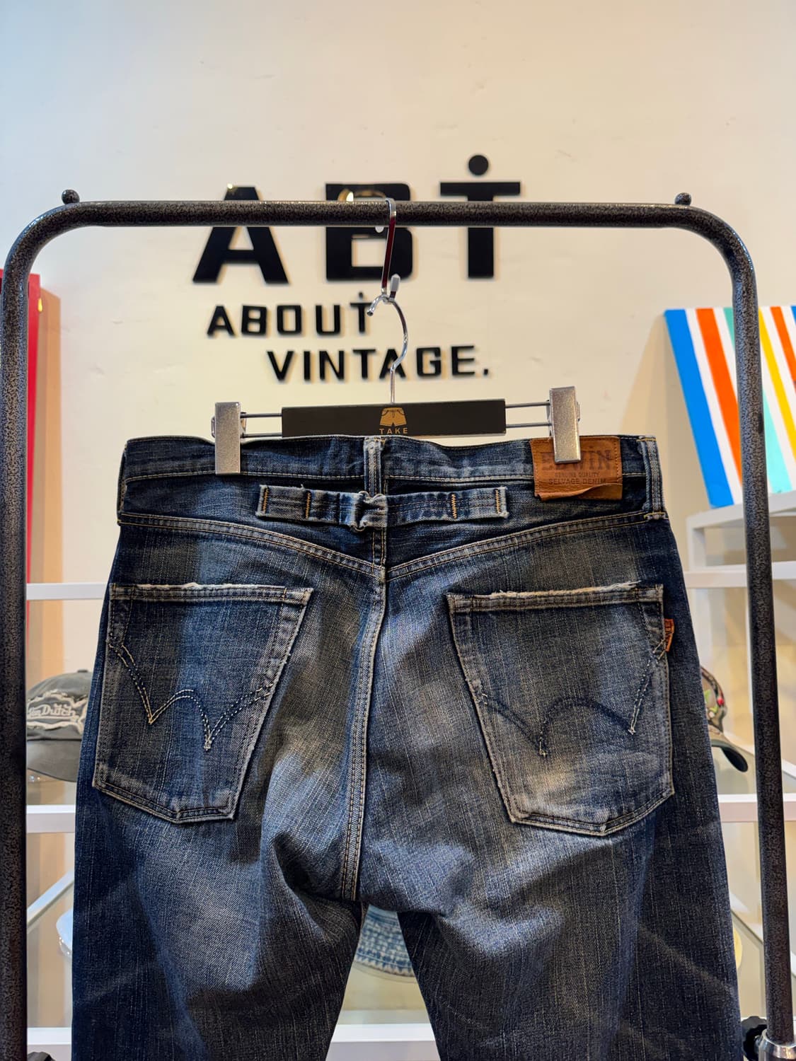 에드윈 505ZX 셀비지 데님 팬츠 31in 상품이미지7