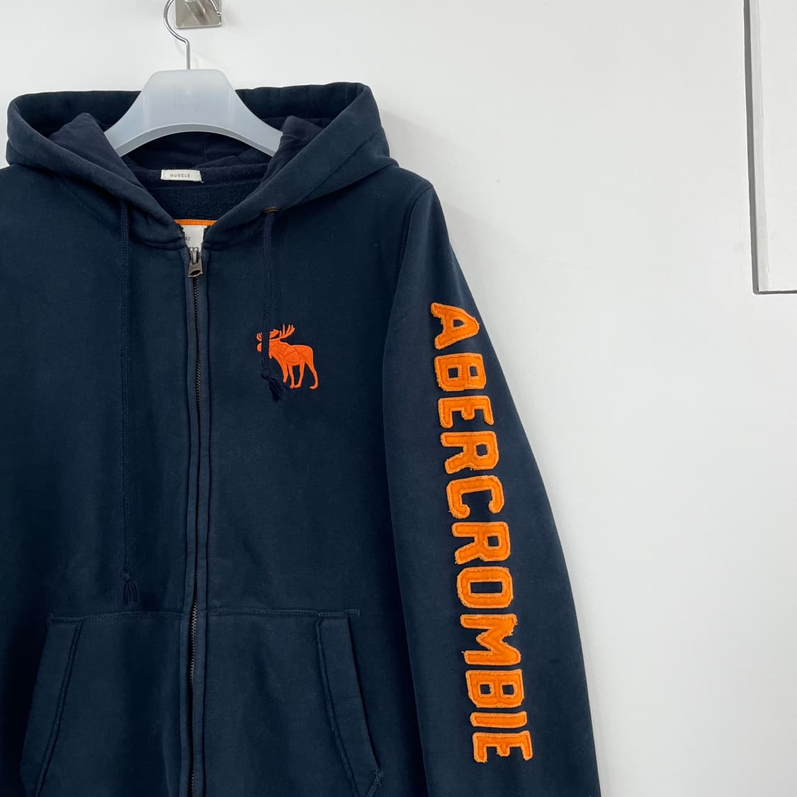 아베크롬비 사슴로고 네이비 후드집업 105 상품이미지4