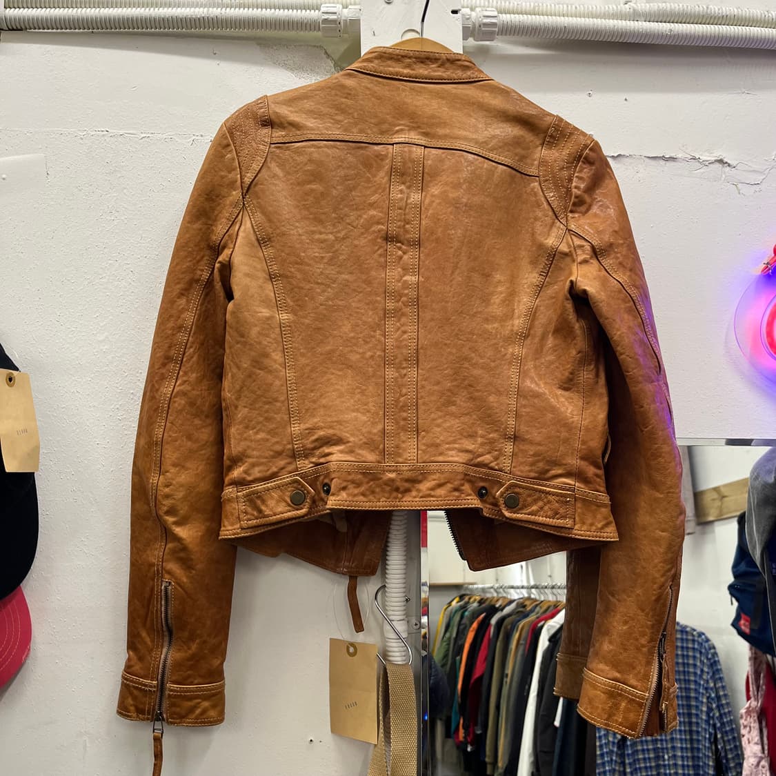 빈티지 양가죽 라이더 자켓  상품이미지2