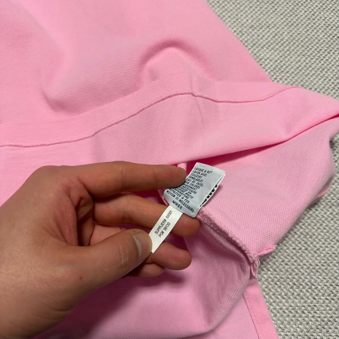 폴로 랄프로렌 핑크 반팔 카라티 상품이미지4