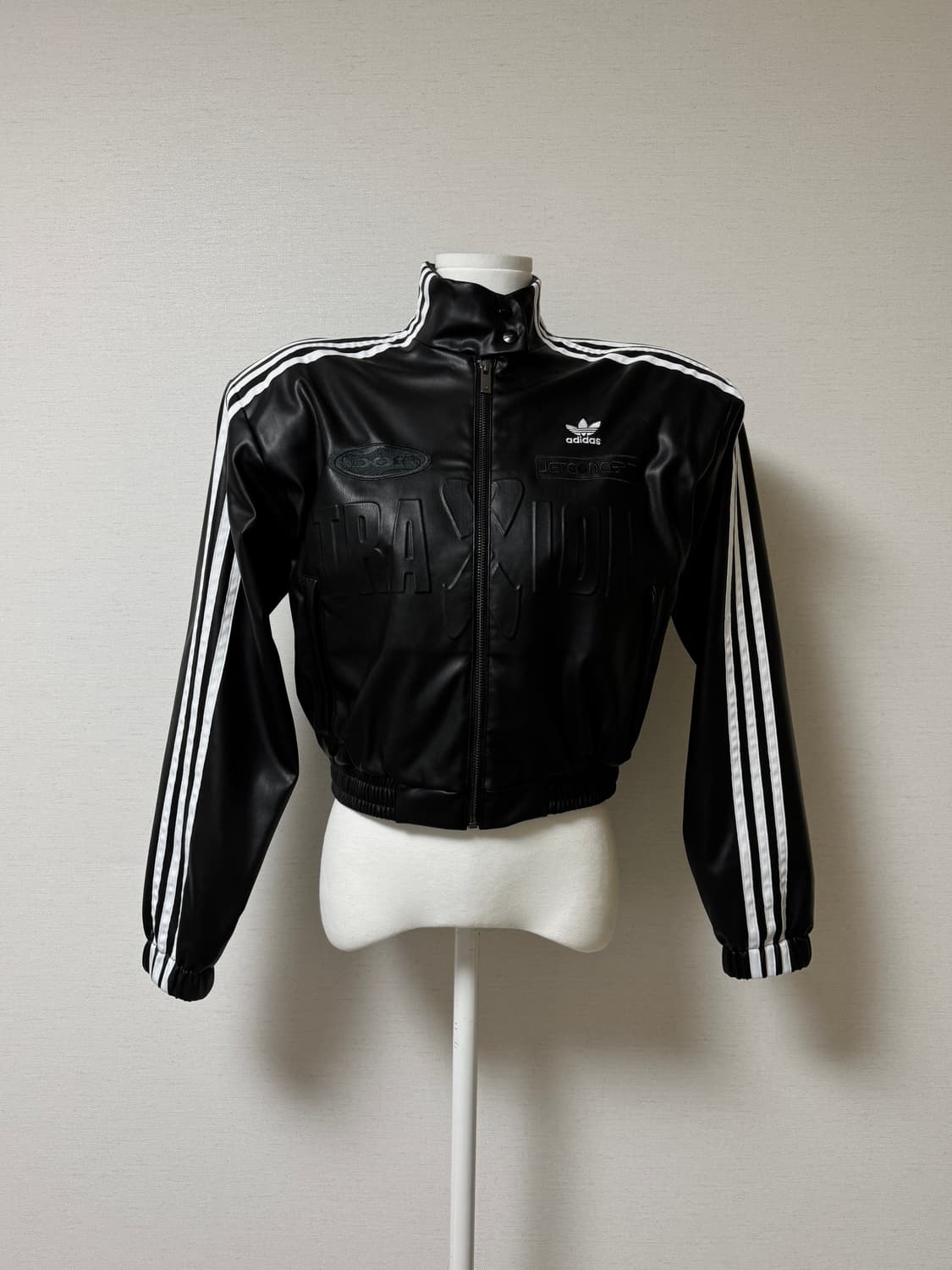 아디다스) 레더 바이커 자켓 상품이미지3