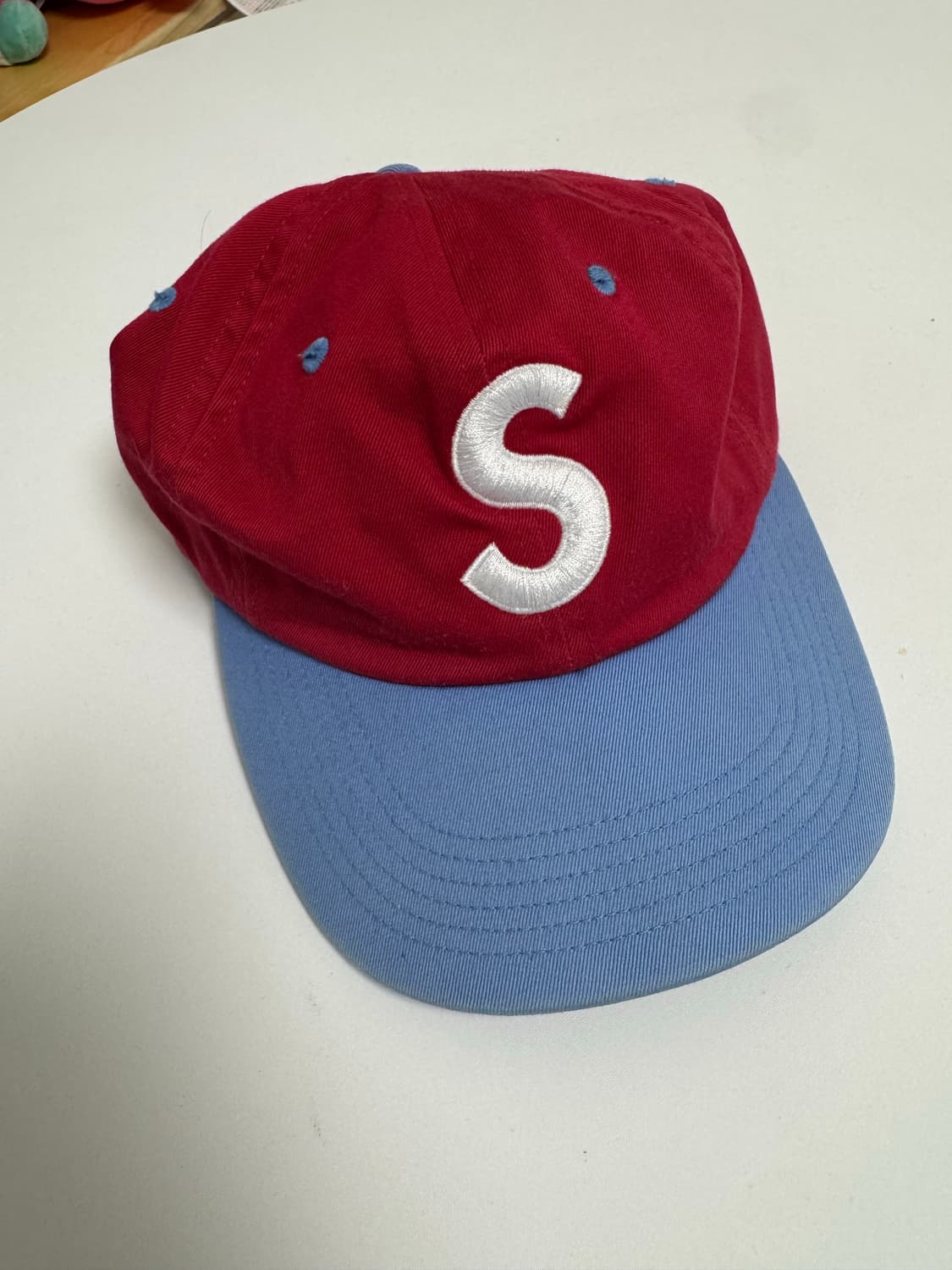 슈프림 s로고 6패널 상품이미지1