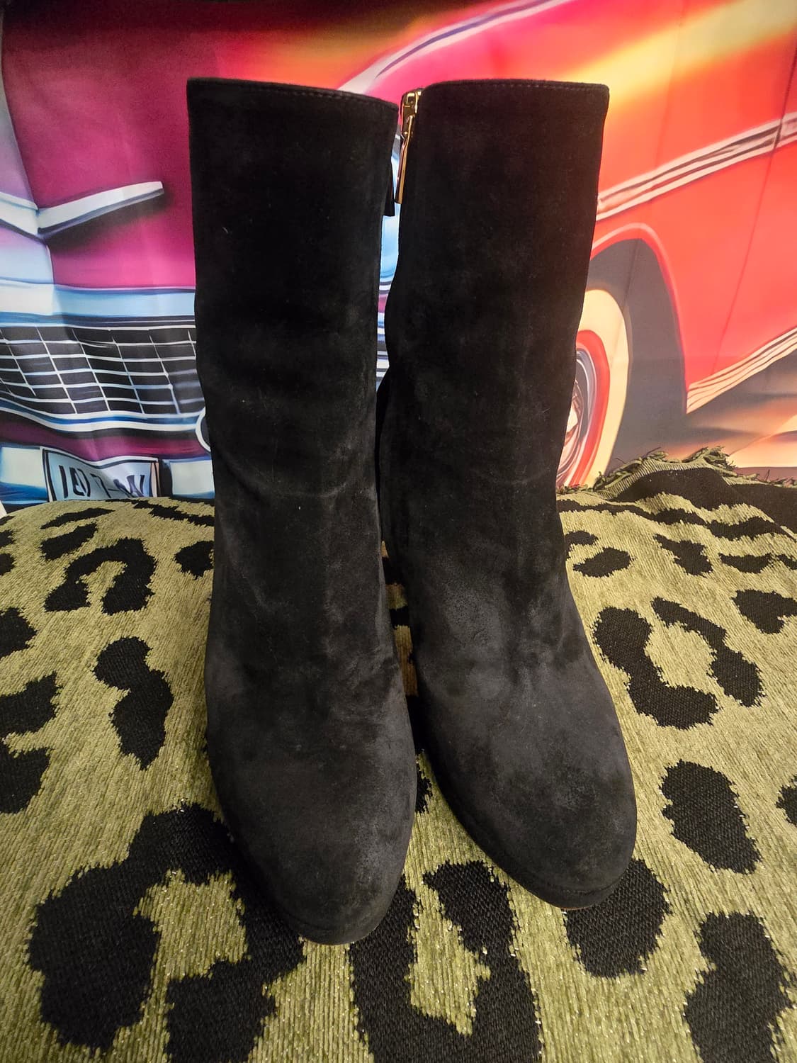 살바토레 페라가모(Salvatore Ferragamo) 스웨드 앵글부츠 상품이미지1