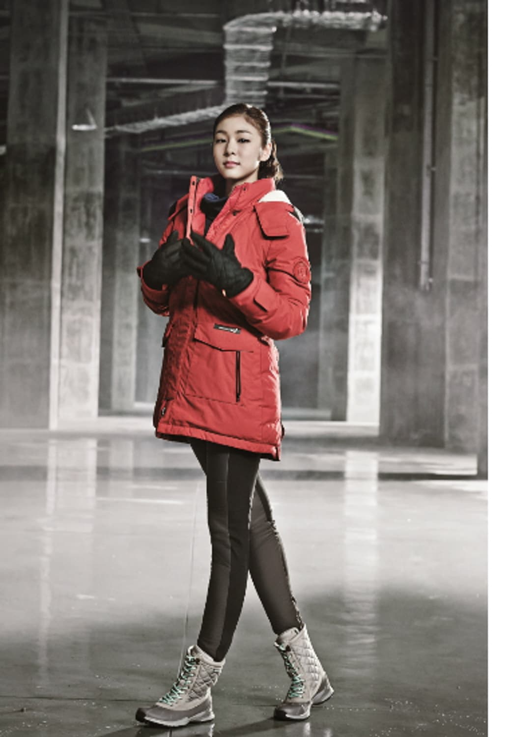 프로스펙스 YUNA14(연아14) 덕다운패딩자켓 우먼스 L 상품이미지1