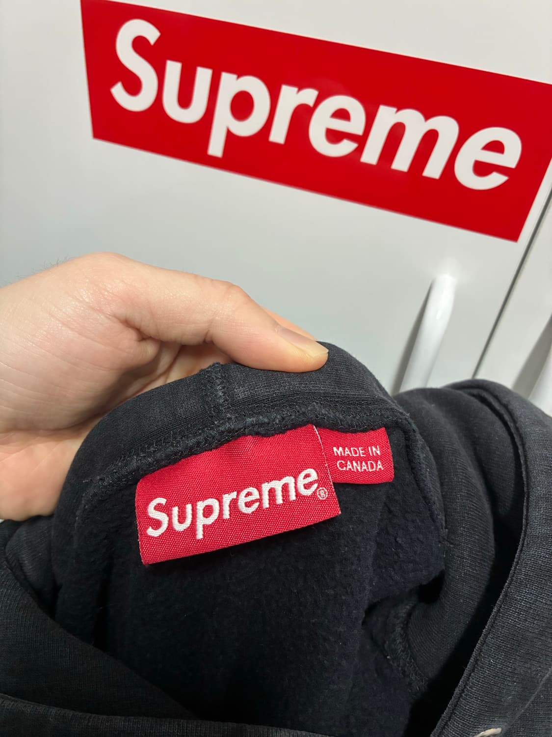 슈프림 블랙사바스 후드 L 상품이미지5