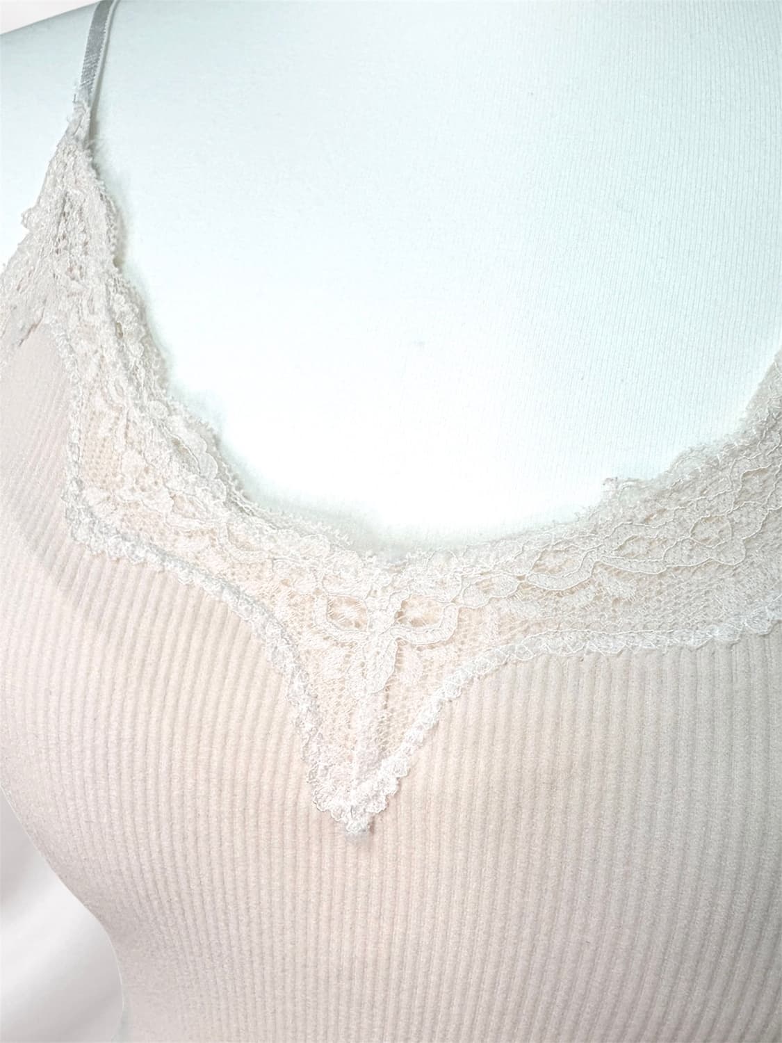 딸기우유 레이스 슬리브리스 나시 상품이미지3