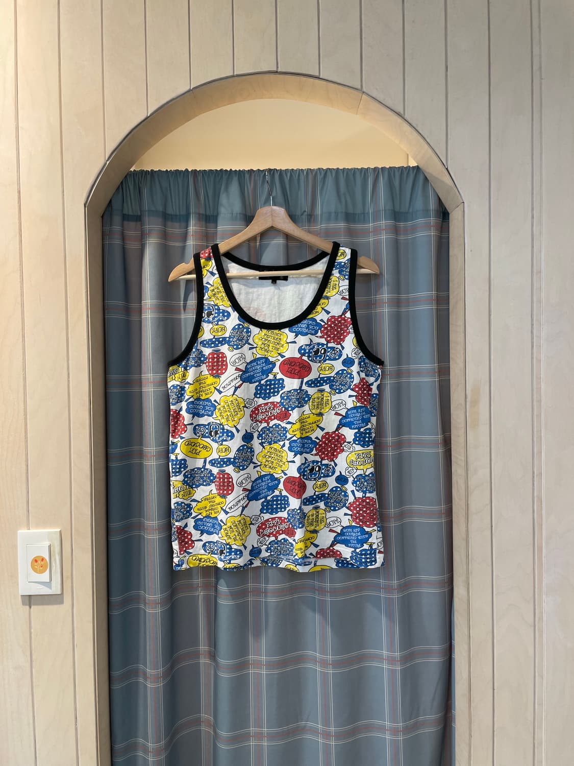 일본빈티지 펑크프린팅나시 상품이미지1