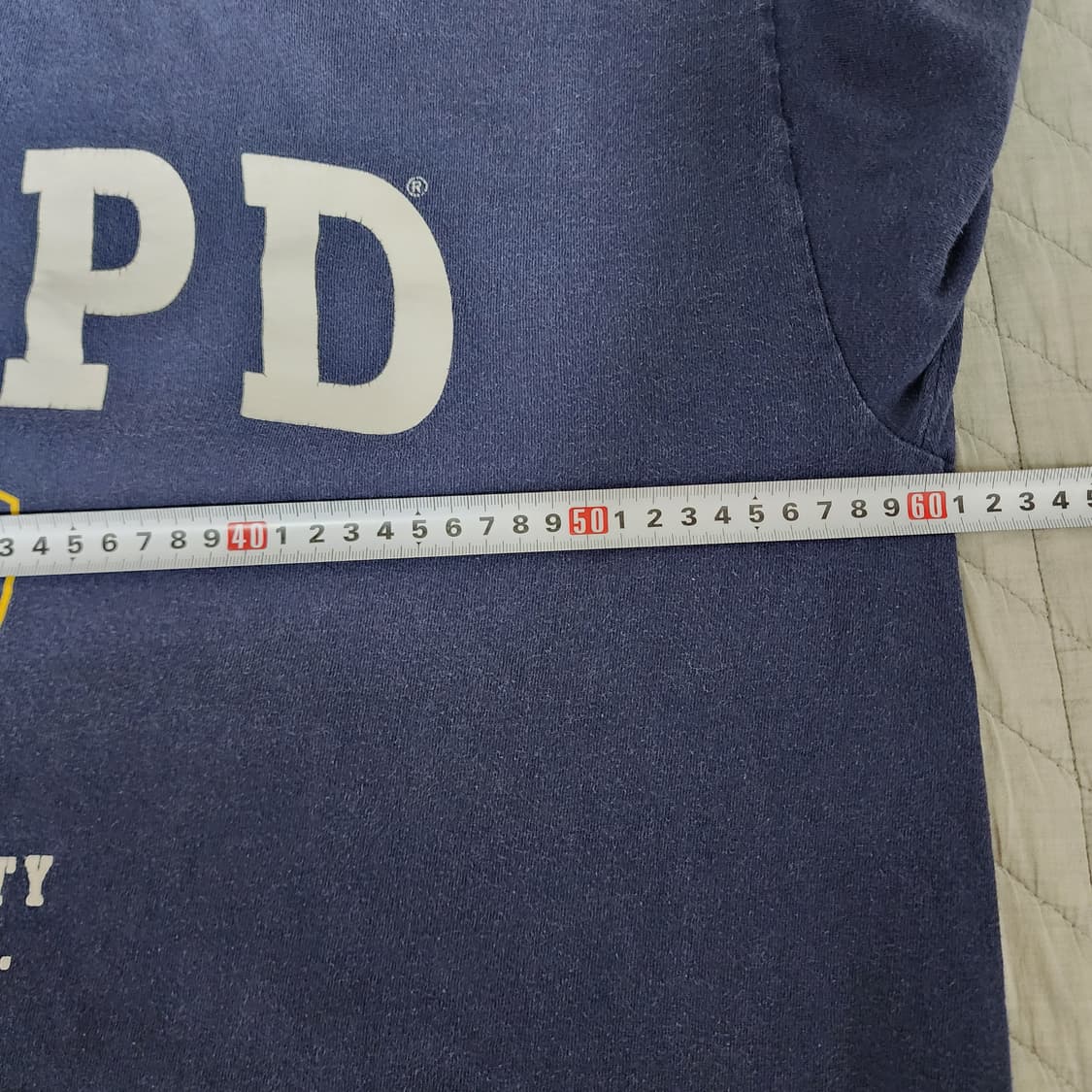 [XL] 00s 빈티지 NYPD 네이비 롱슬리브 상품이미지7