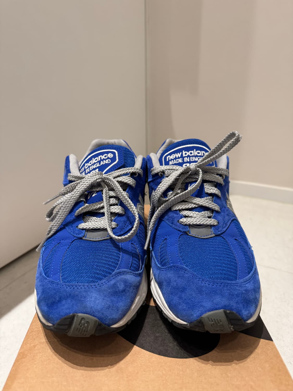 뉴발란스 991v2 다즐링 블루 UK 275 상품이미지3