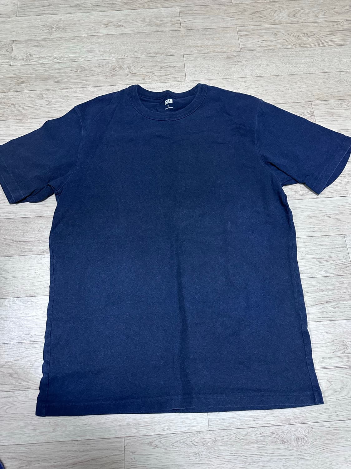 (XL) 유니클로 U 반팔 티셔츠 블루 상품이미지1