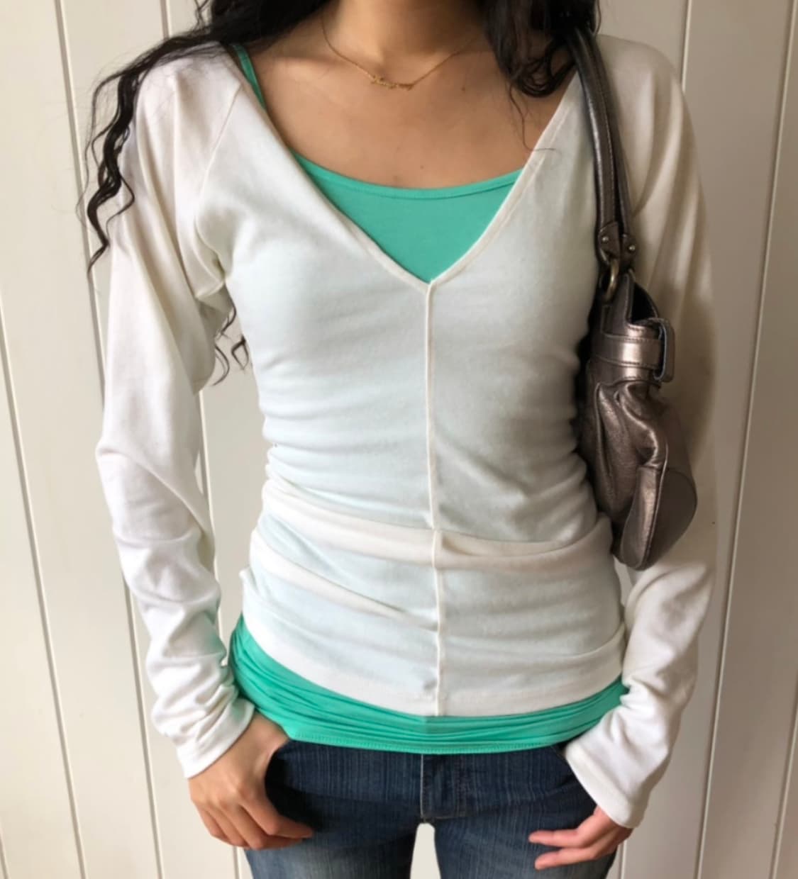 슬리브 탑 상품이미지1