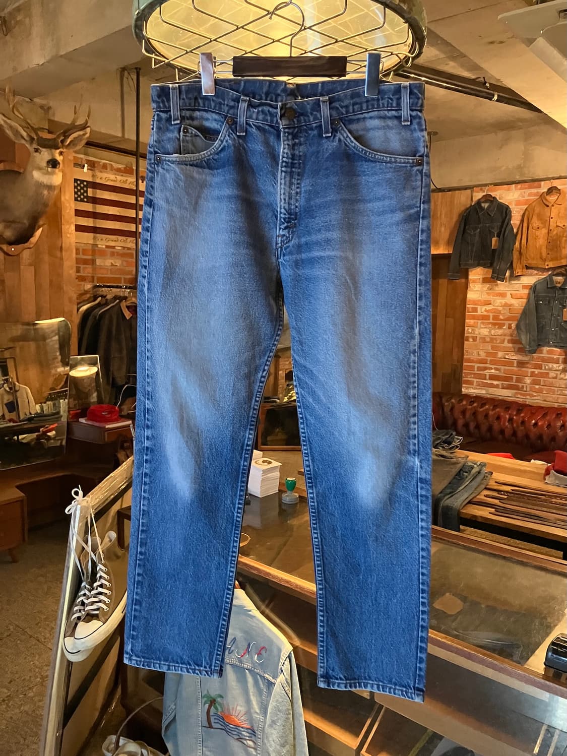 80s USA 빈티지 리바이스 505 데님 팬츠 상품이미지2