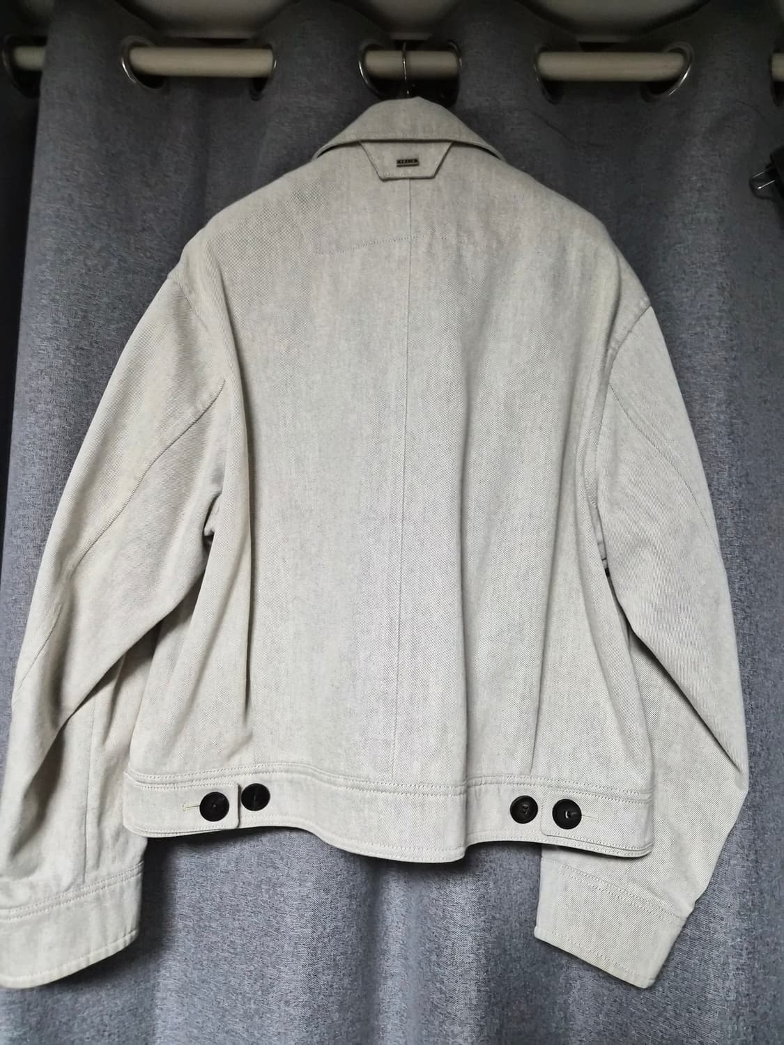 솔리드옴므 그레이 데님자켓 팝니다 우영미 렉토 타임옴므 상품이미지5