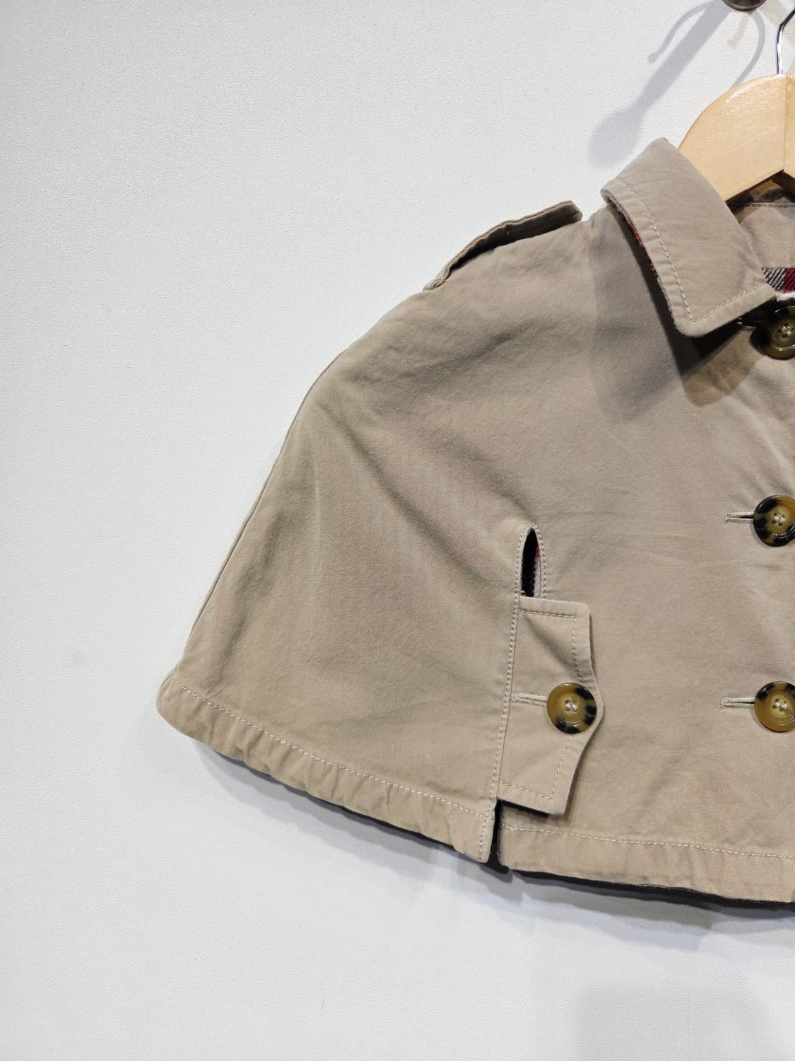 BURBERRY 버버리 키즈 트렌치 케이프 망토 코트 상품이미지2