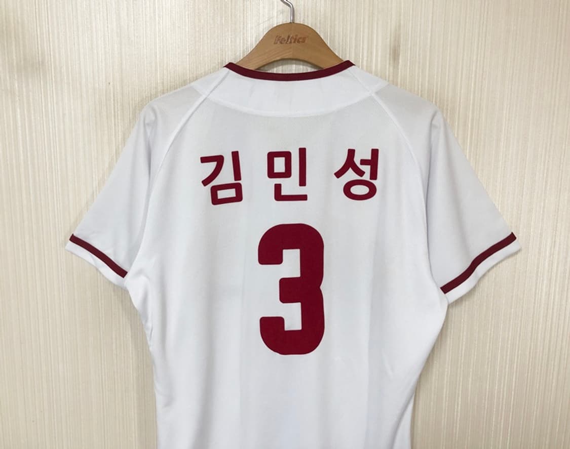 KBO 위팬 넥센(키움)히어로즈 홈유니폼/져지 95 #3 김민성 상품이미지9