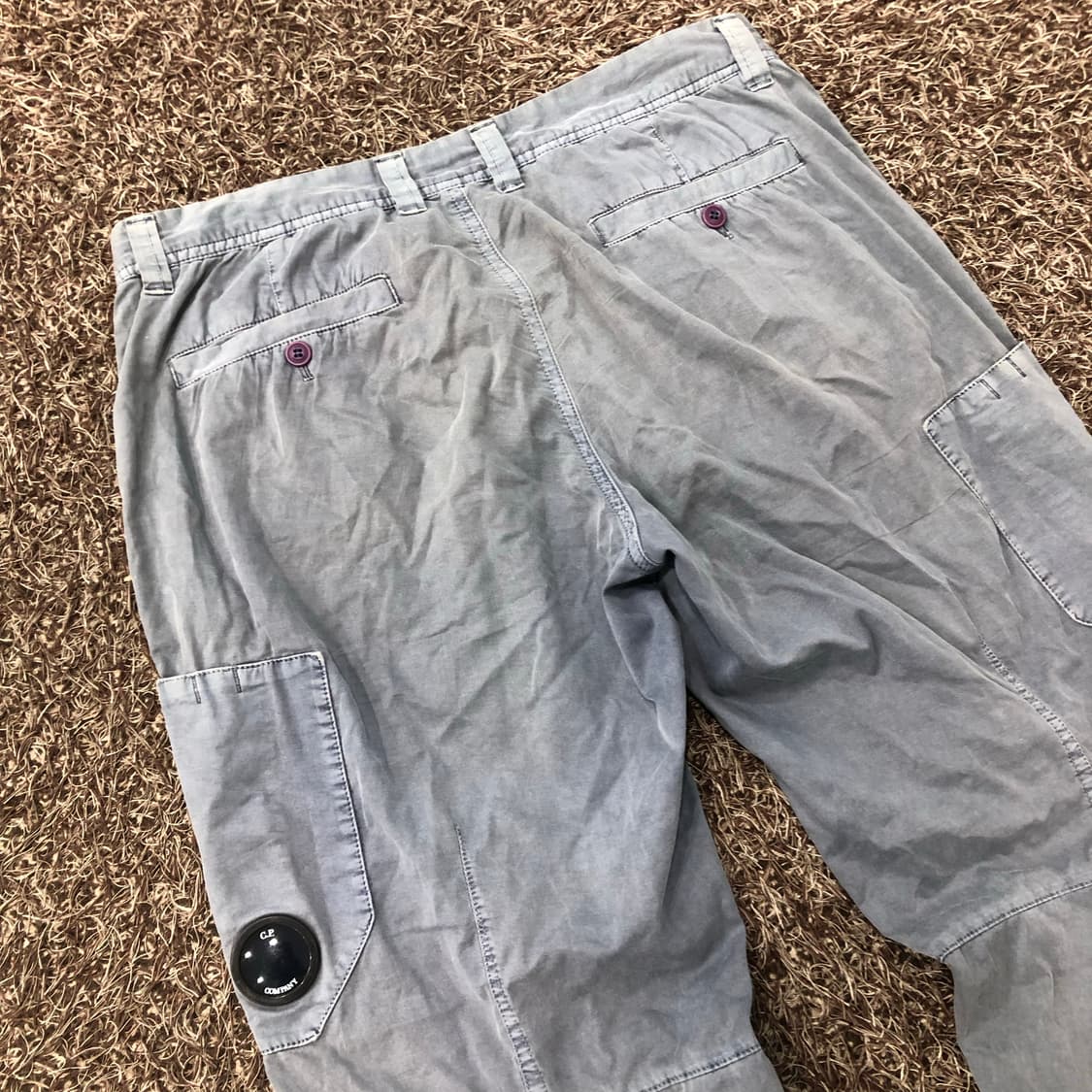 CP컴퍼니 렌즈 가먼트다잉 카고 고글 팬츠 상품이미지5