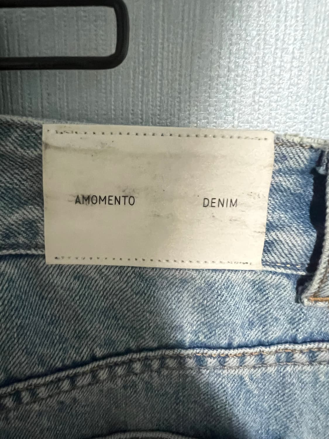 아모멘토 리사이클 데님팬츠 xl 상품이미지4