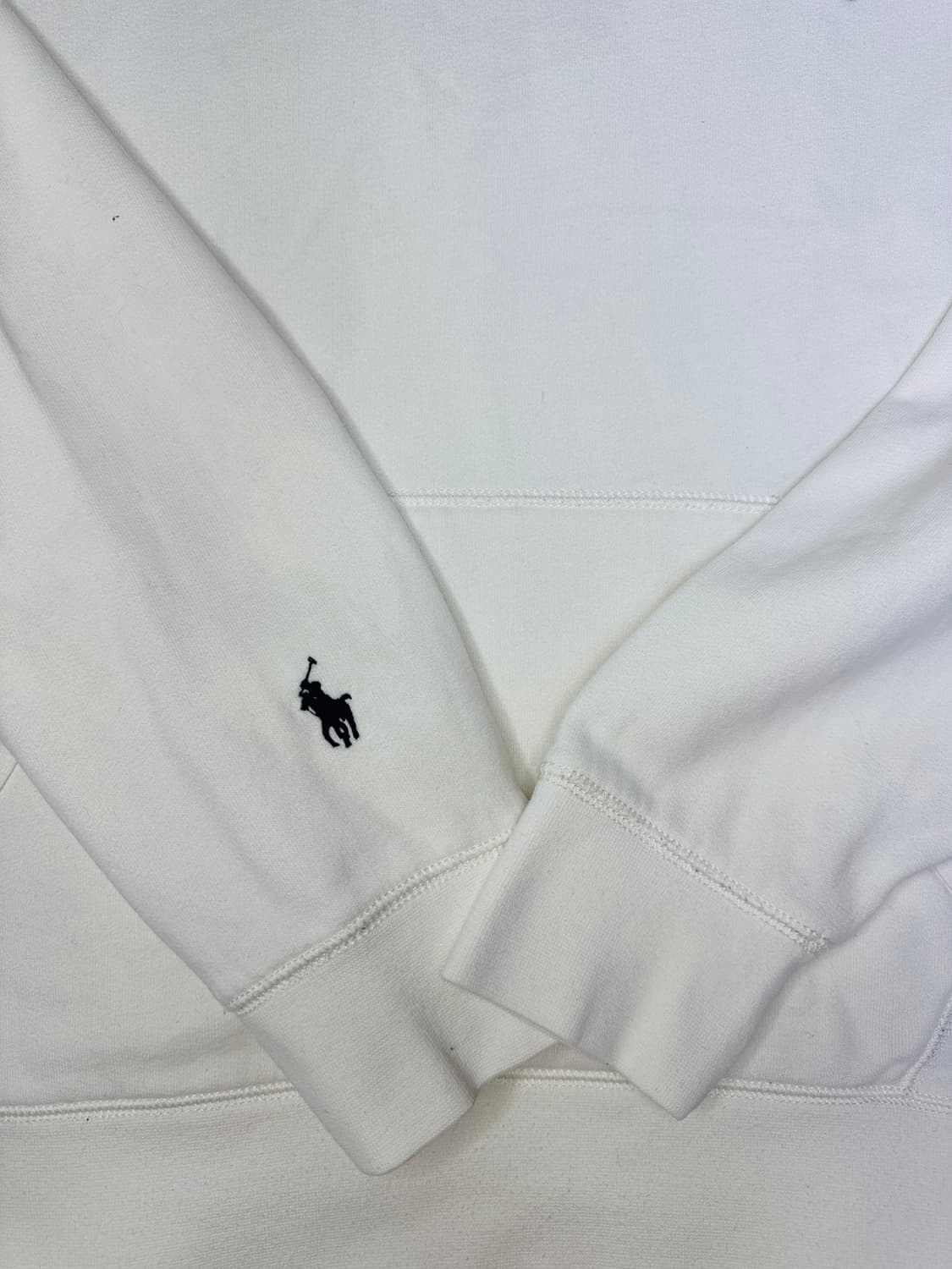 폴로 랄프로렌 스트라이프 로고 플리스 후드 XL 상품이미지3