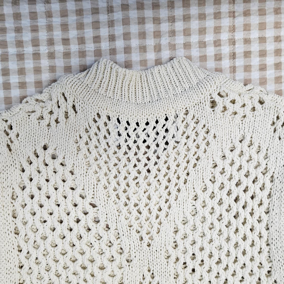 세터 펀칭 니트 조끼 남자100 상품이미지6