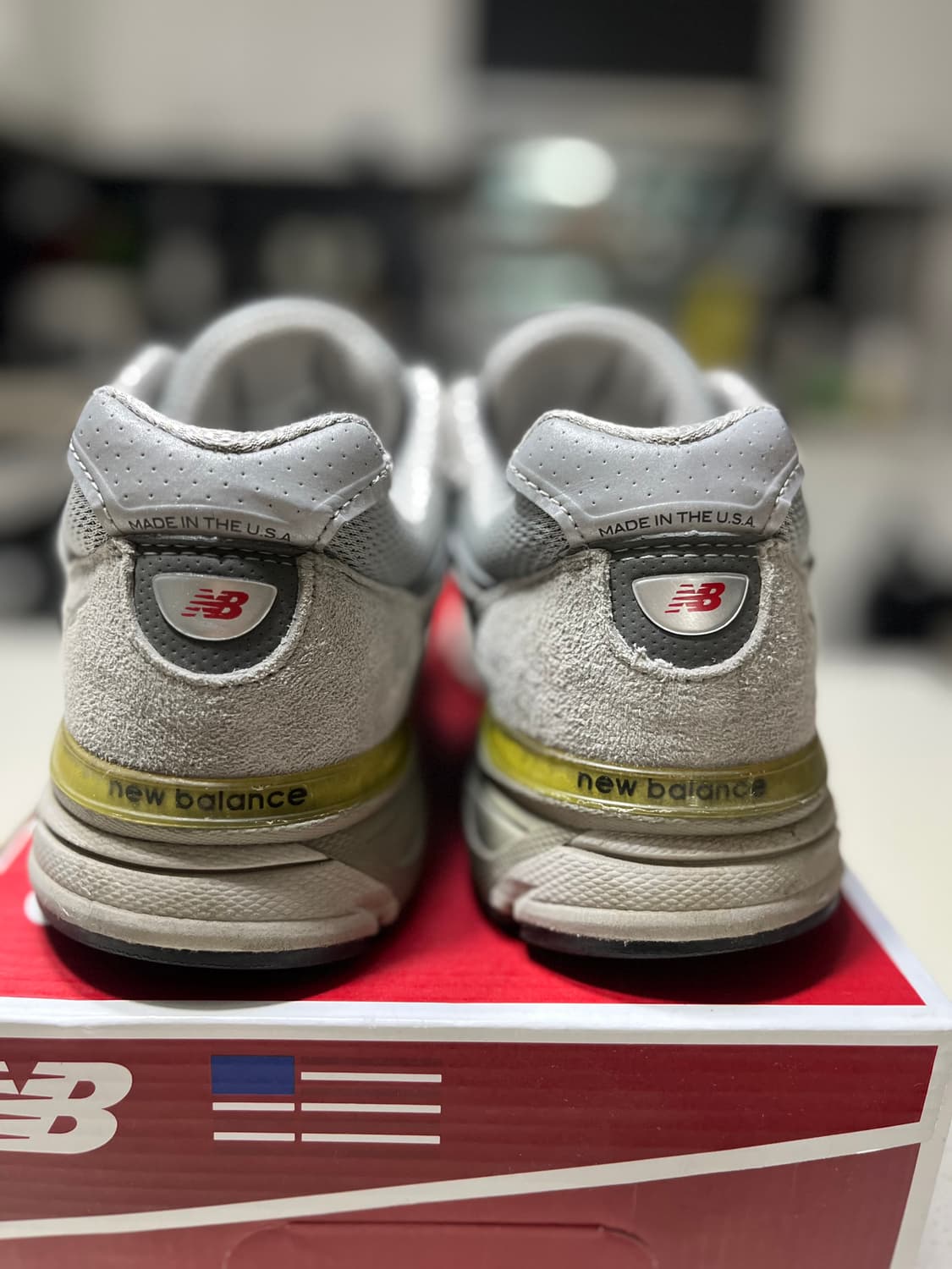 뉴발란스 990v4 메이드 인 USA 그레이 상품이미지4