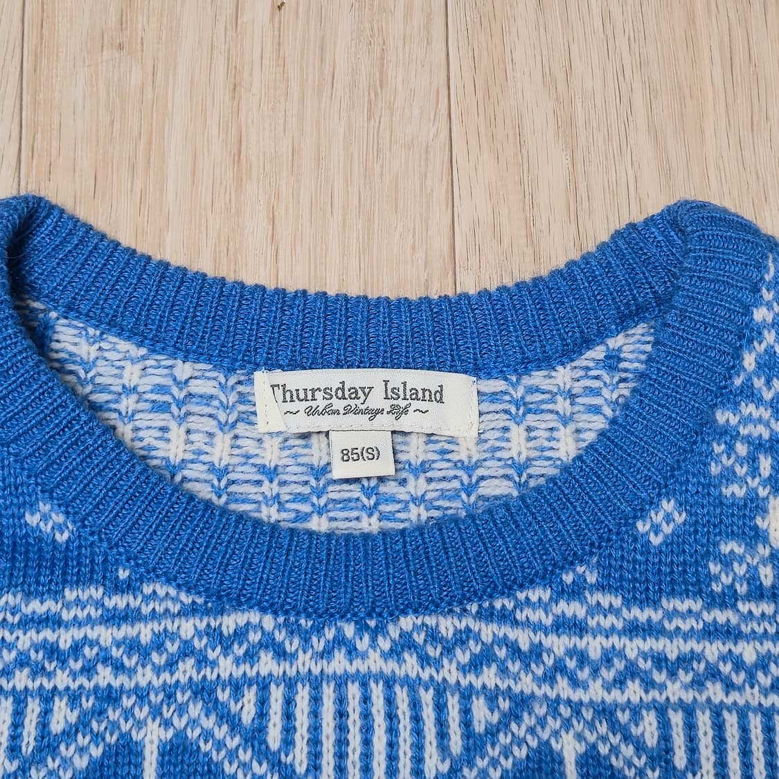 Thursday Island 울혼방 패턴 니트 85(S) 상품이미지2