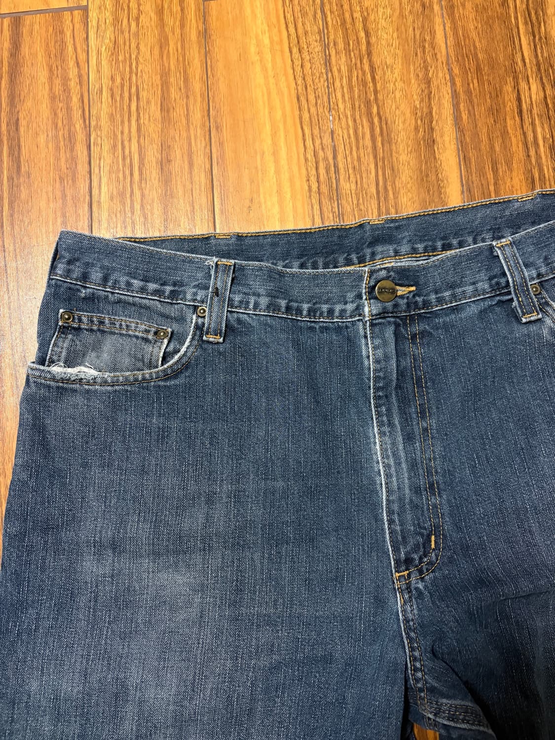 칼하트 빈티지 데님 팬츠 40 상품이미지3
