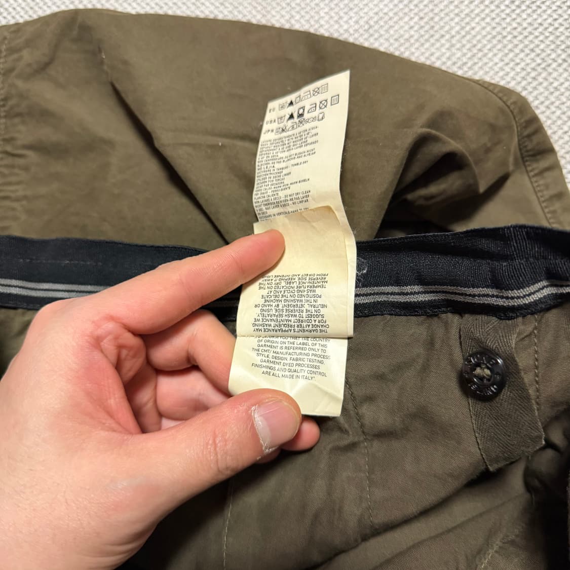 스톤아일랜드 아카이브 면바지 (정품) 상품이미지9