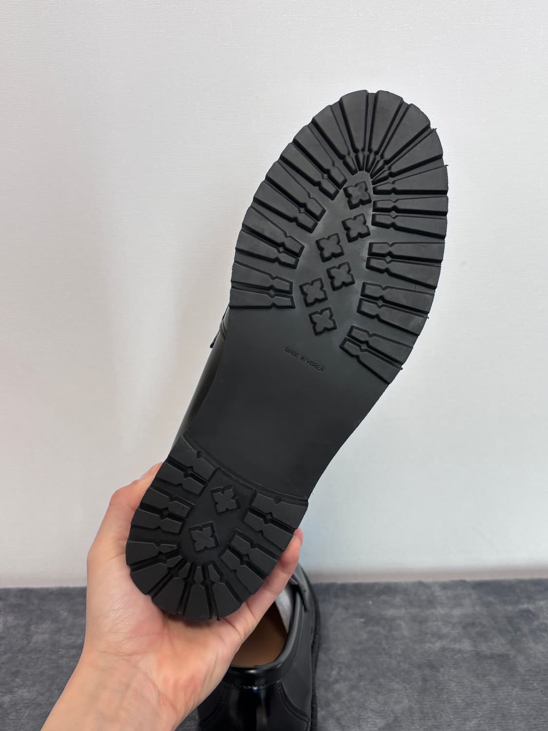 새상품) 265 위더로드 던컨 홀스빗 로퍼 블랙 상품이미지5