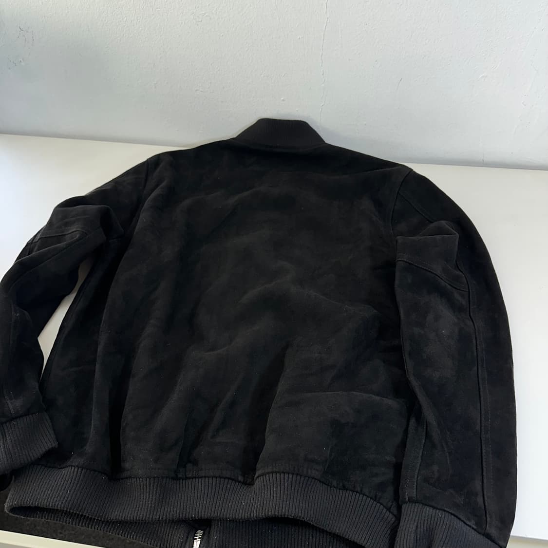L 세인트페인 블랙 스웨이드 자켓 상품이미지5