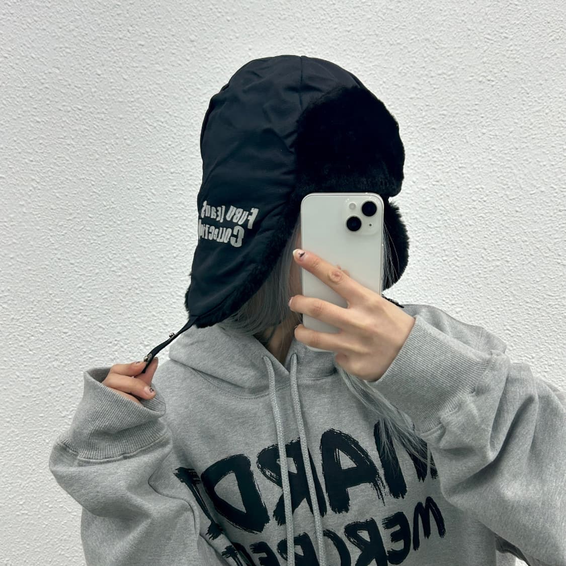 푸부 블랙 군밤모자 상품이미지2