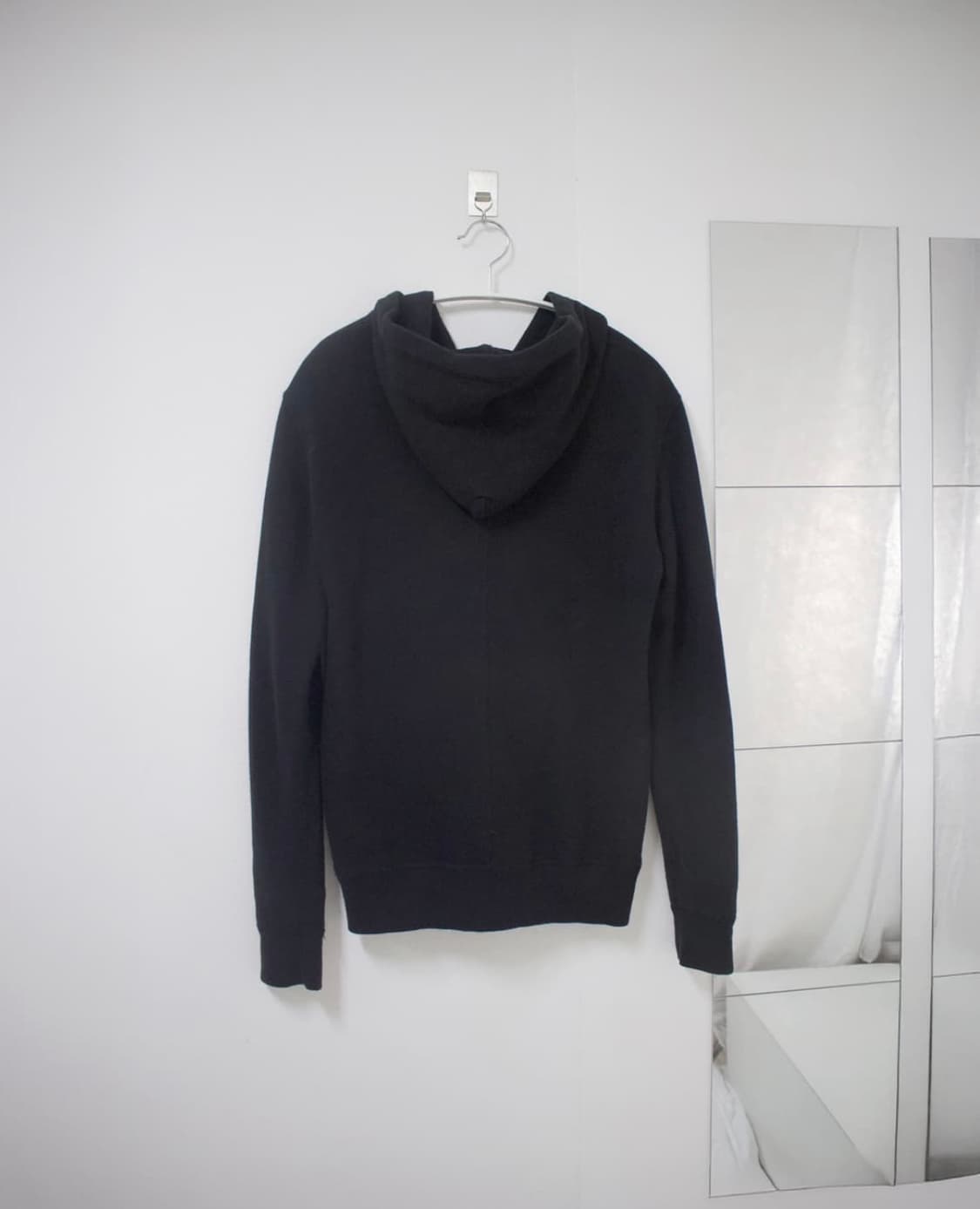 n.hoolywood black cotton hoodie 상품이미지2