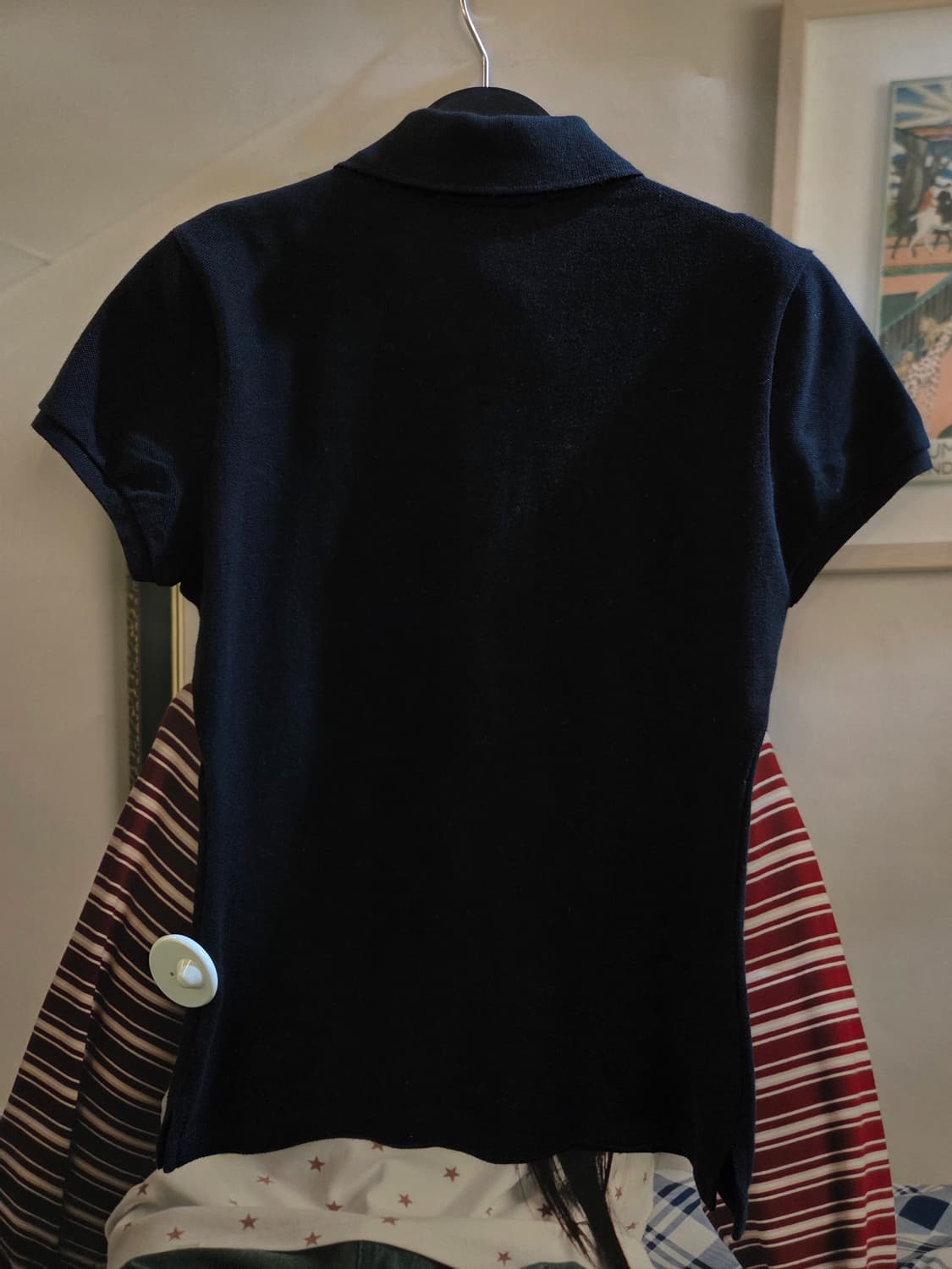 Burberry 버버리 블랙 민트로고 카라티 상품이미지5