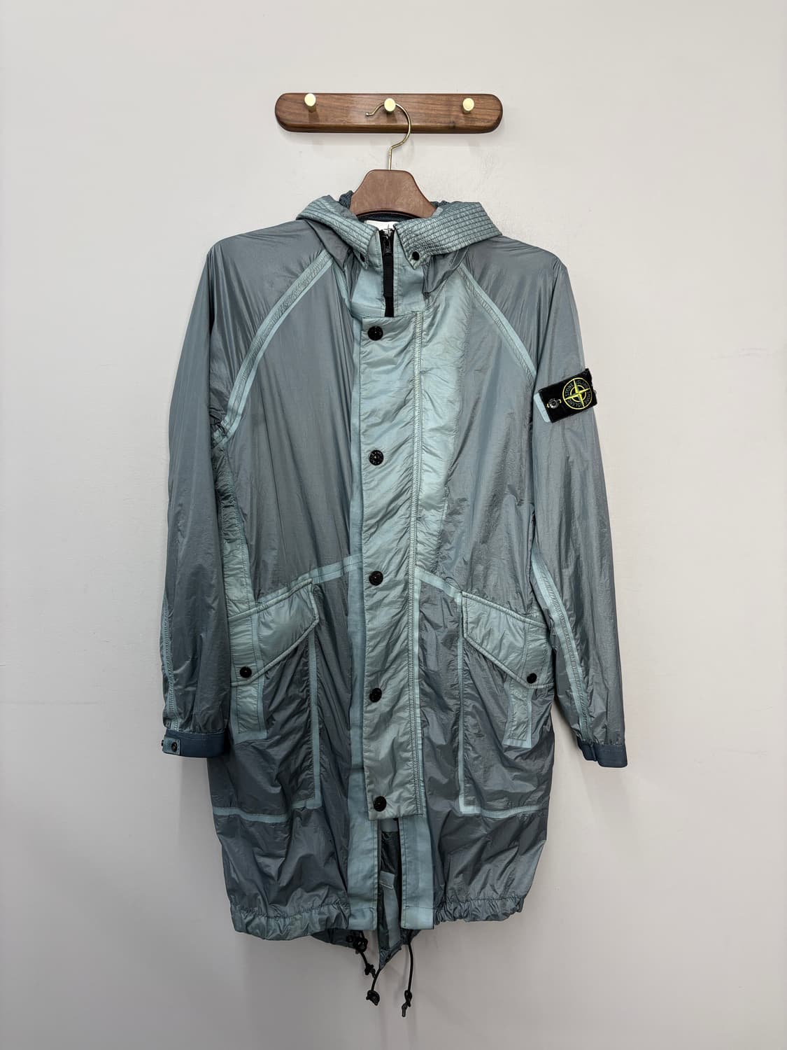 스톤아일랜드 와펜 나일론 트렌치 자켓 A3679 상품이미지2