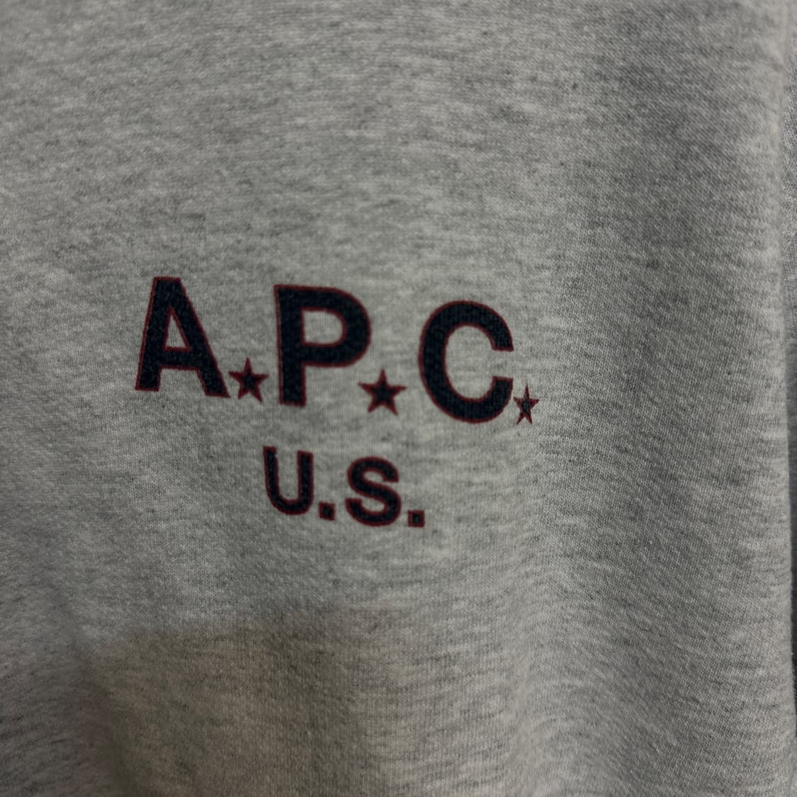 A.P.C U.S 그레이 후드티 L(100사이즈) 상품이미지2