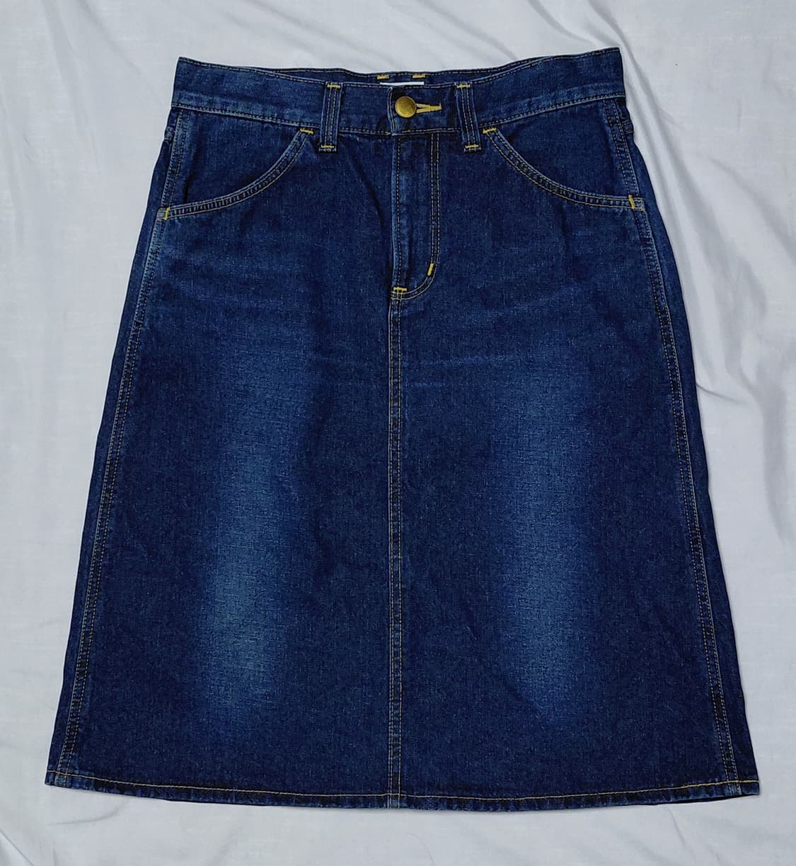 [Wrangler x chocol raffine] 데님 롱 스커트 (M) 상품이미지1