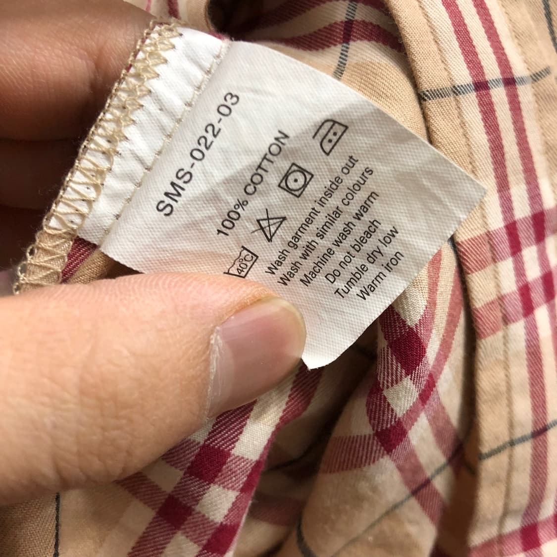 XL 버버리 노바체크 셔츠 상품이미지6