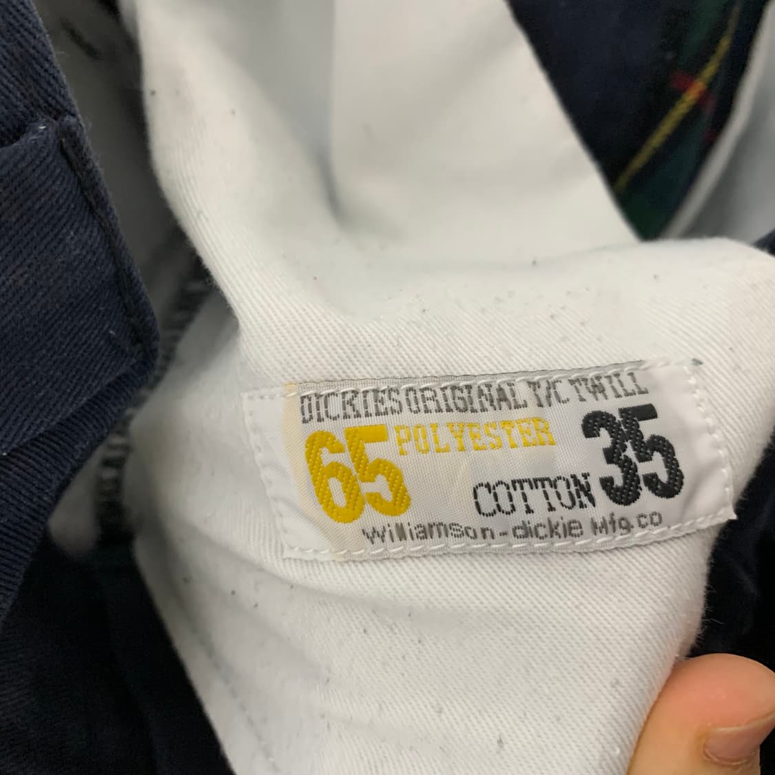 디키즈 네이비 일자 팬츠 32인치 빈티지 면바지 상품이미지5