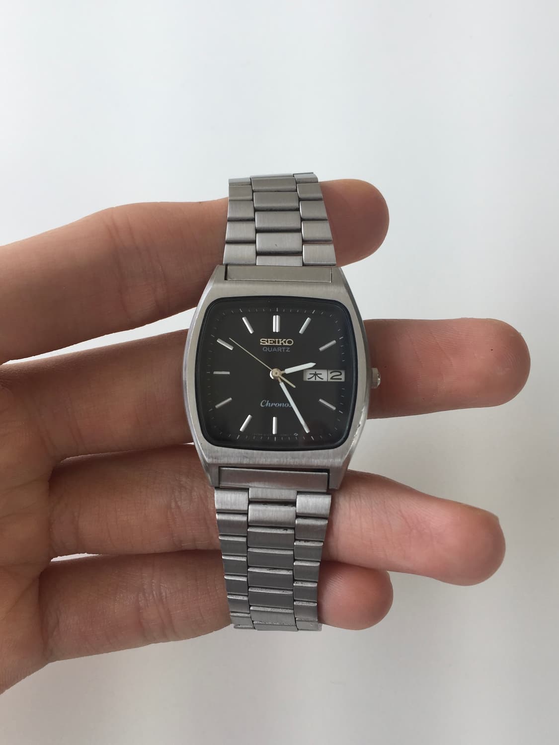 80s seiko chronos square quartz(ver.2) 상품이미지5
