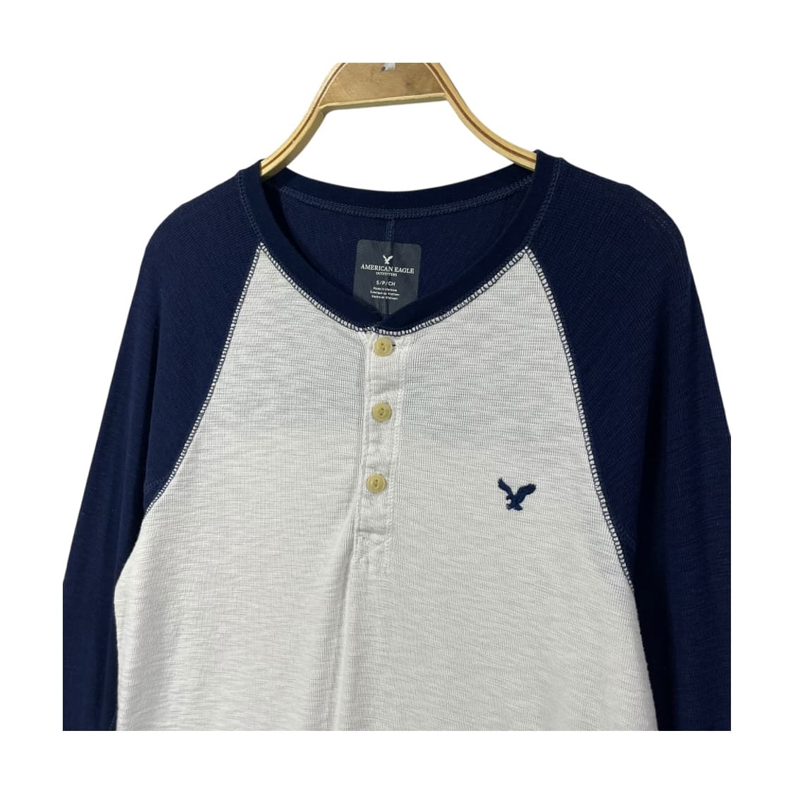 [AMERICAN EAGLE] 아메리칸이글 나그랑 헨리넥 배색 롱슬리브 상품이미지3