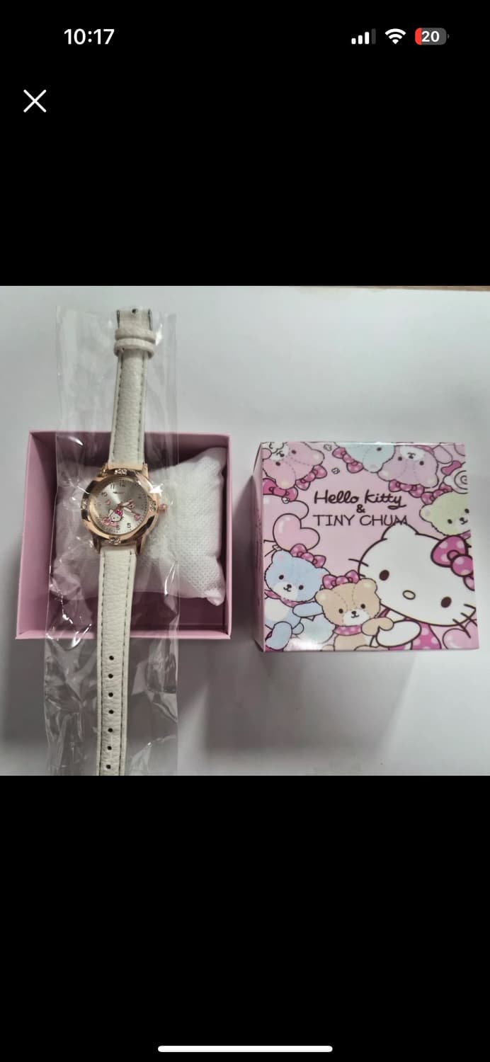 헬로키티 타이니챰 손목시계 새상품 상품이미지1