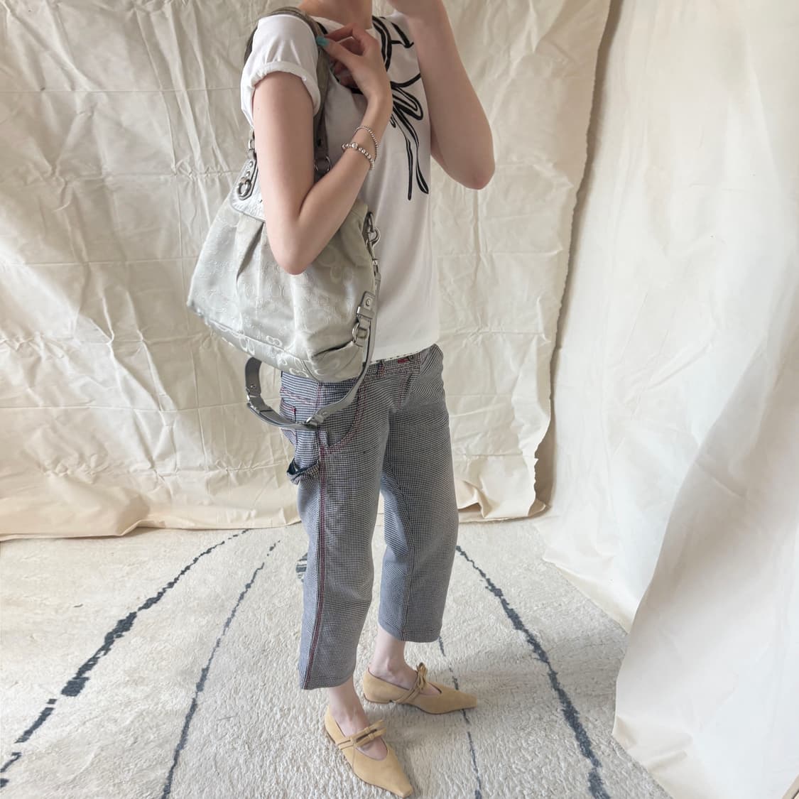 Coach Ashley Signature Lurex Carryall  상품이미지1