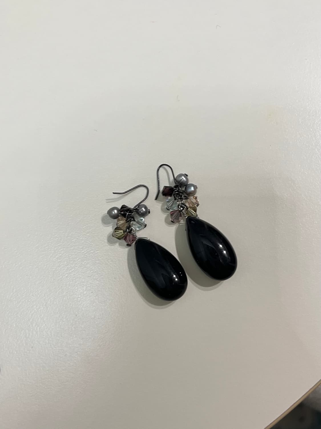 빈티지 비즈 팬던트 귀걸이 상품이미지3