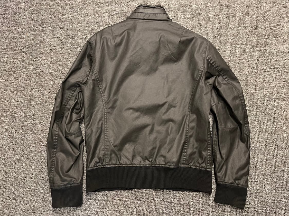 [95~100] 유니클로 Coated Cloth 라이더자켓 L  상품이미지5