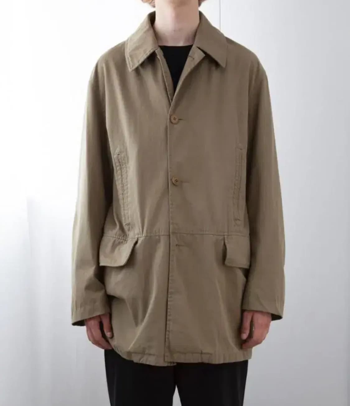 comoli 코모리 코튼 개버딘 워싱 코트 상품이미지2