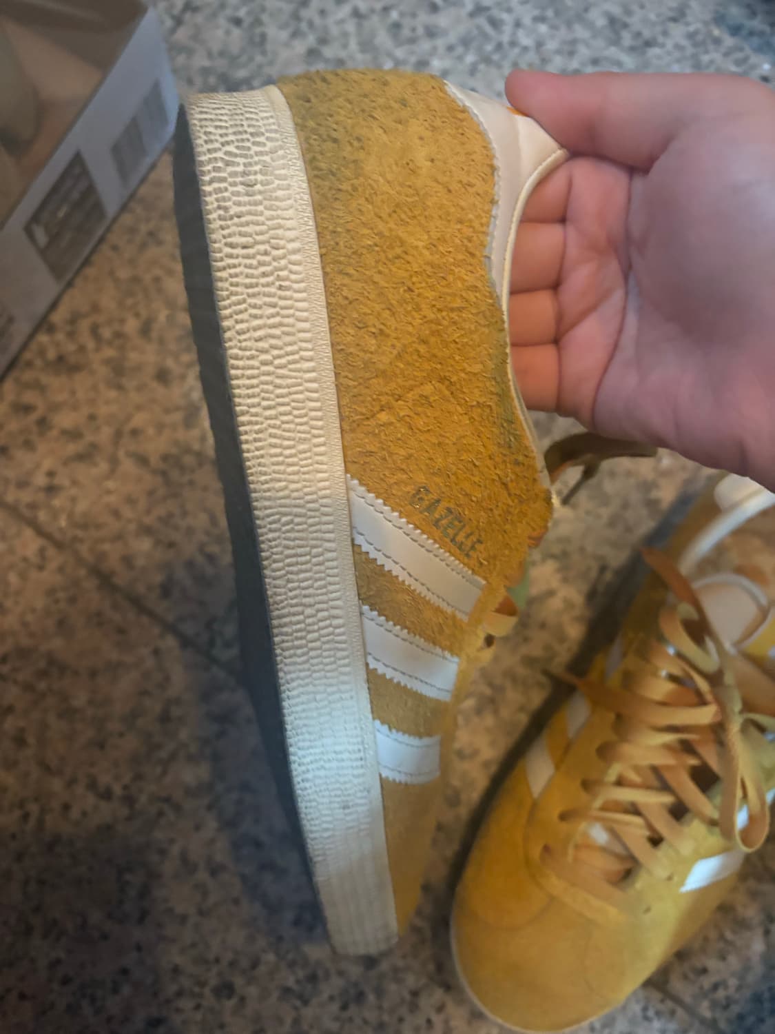 아디다스 스페지알 핸드볼 옐로우 크림 화이트 상품이미지6