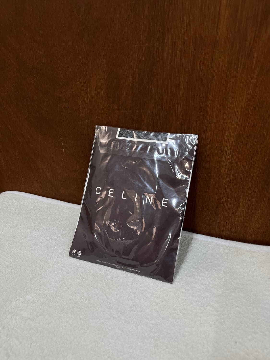 (Deadstock)Celine 셀린느 트리오페 로고 스타킹 블랙 상품이미지6