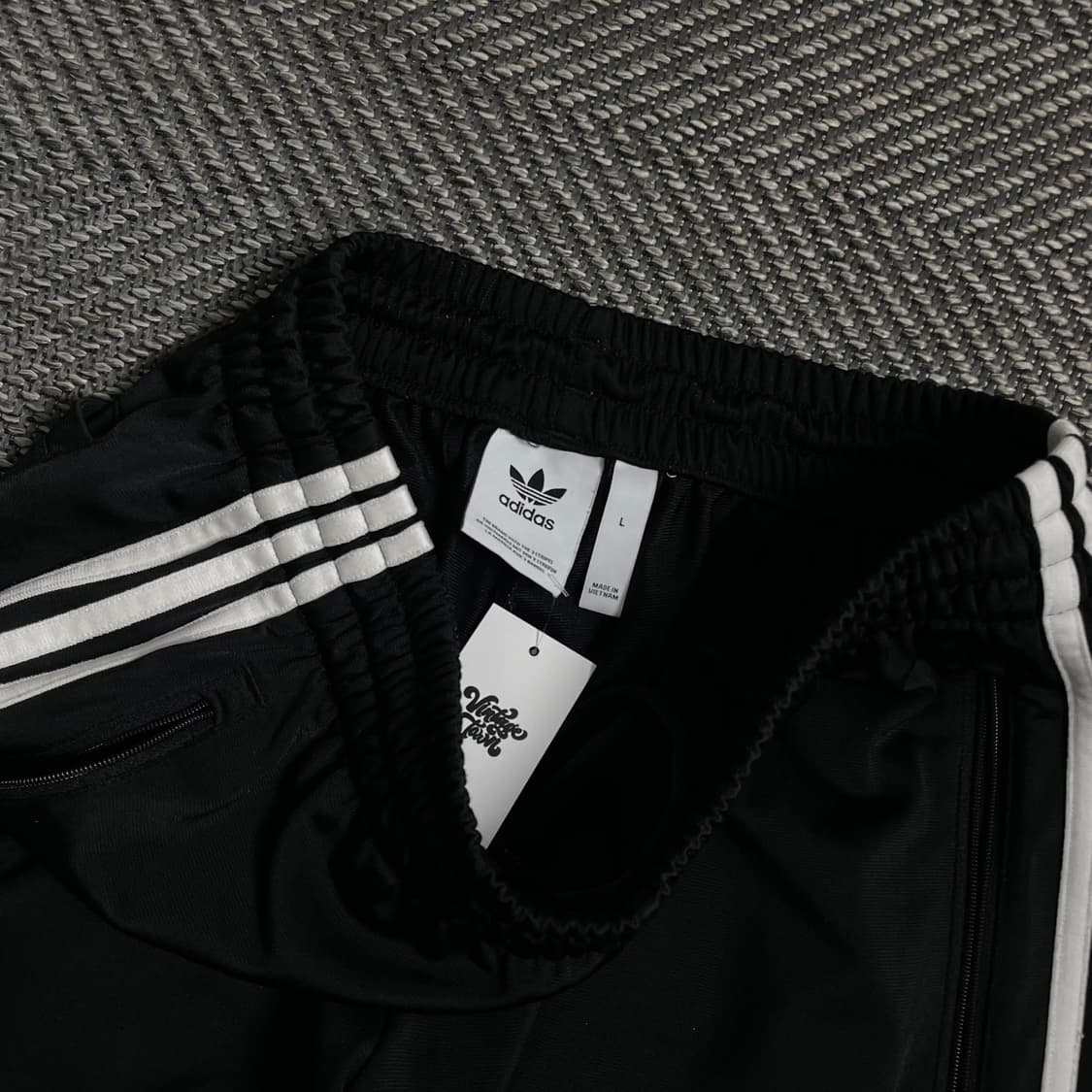 아디다스 파이어버드 트레포일 트랙 팬츠 블랙 o 4016 상품이미지6